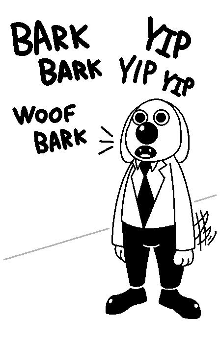 Salarydog barking